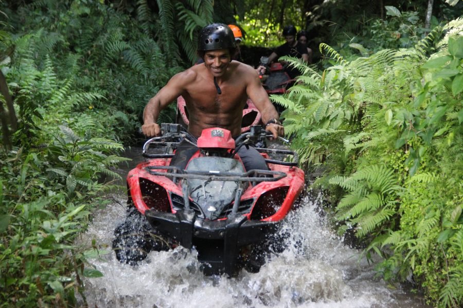 ubud atv and river rafting in bali